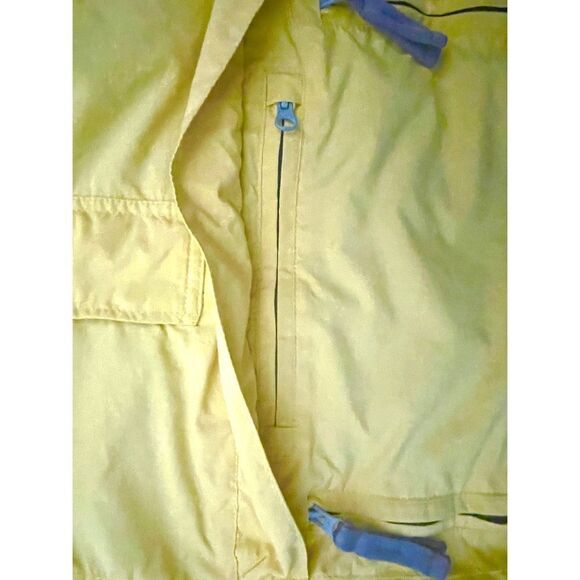 GAP Kids Yellow Windbreaker Jacket Unisex Size Small 6-7 Hooded - Picture 7 of 11
